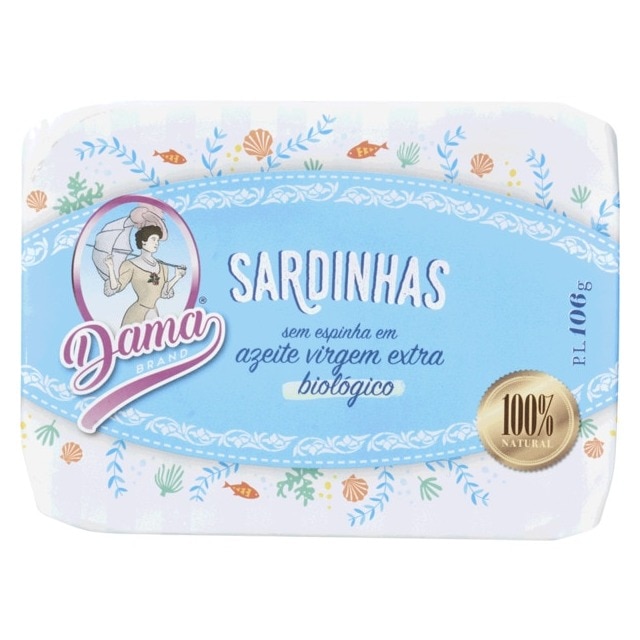 Imagem 0 de Sardinhas sem Espinha em Azeite Virgem Extra Biológicas lata 106 g