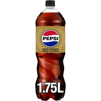 PEPSI ZERO refresco de cola sin azúcar ZERO CAFEÍNA botella 1,75 l