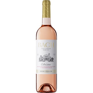 BACH EXTRISIMO vino rosado semidulce DO Cataluña botella 75 cl