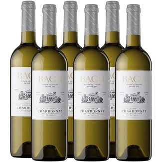 BACH vino blanco chardonnay DO Penedés caja 6 botellas 75 cl