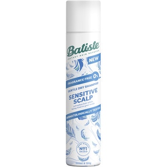 BATISTE Trockenshampoo für empfindliche Kopfhaut, 0% Duft Spray 200 ml