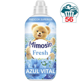 MIMOSIN Weichspülerkonzentrat mit Extraduft Vital-Blau Flasche 56 Dosis