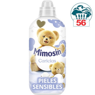 MIMOSIN Weichspülerkonzentrat hypoalergen Weich und Schonend Streicheleinheiten Flasche 56 Dosis