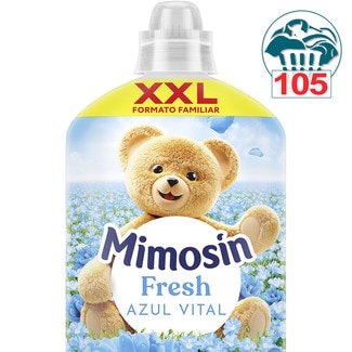 MIMOSIN Weichspülerkonzentrat mit Extraduft Vital-Blau Flasche 105 Dosis