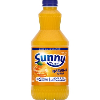 SUNNY DELIGHT Florida refresco sabor multifrutas naranja, pomelo rojo y lima botella 1,25 l