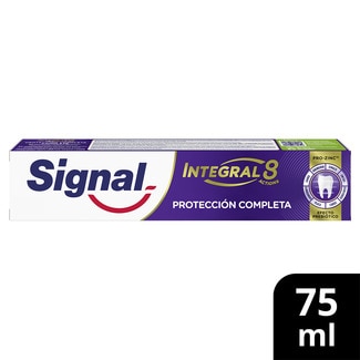 SIGNAL Zahnpaste Integral 8 Actions Komplettschutz Pro-Zink mit präbiotischer Wirkung Rohr 75 ml