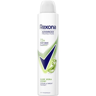 REXONA desodorante roll-on Advanced Protection Aloe Vera Scent antitranspirante 72h unisex spray 200 ml 0% alcohol