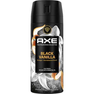 AXE desodorante Black Vanilla bodyspray aroma a naranja y sándalo 72 h spray 150 ml