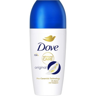 DOVE Roll-on Deo Advanced Care Original Anti-Transpirant 72 h Behälter 50 ml 0% Alkohol