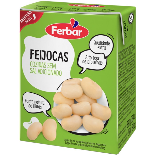 Feijocas embalagem 380 g