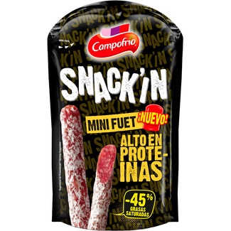 Campofrio Snack Mini Fuet Proteína unidade 50 g