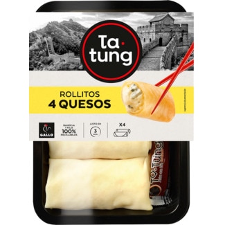 Ta-Tung Rolitos de 4 Queijos embalagem 240 g