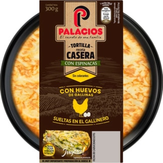 Palacios Tortilha Caseira com Espinafres embalagem 300 g
