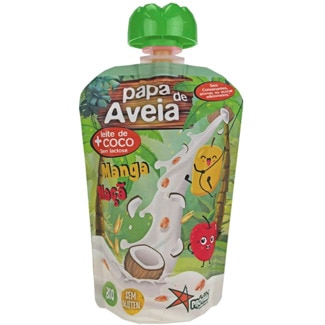 Provida Papas de Aveia Manga e Maçã sem Glúten embalagem 100 g