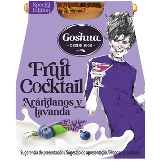 GOSHUA yogur cremoso con arándanos y lavanda festivo y refrescante ideal para el verano envase 125 g