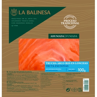 La Balinesa Truta Fumada embalagem 100 g