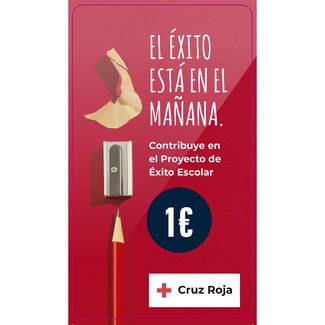 Colabora con 1 euro en el proyecto de éxito escolar de Cruz Roja