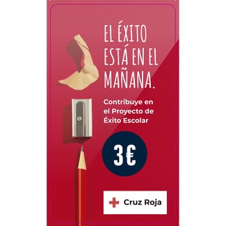 Colabora con 3 euros en el proyecto de éxito escolar de Cruz Roja