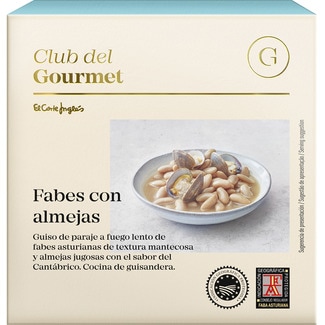 CLUB DEL GOURMET verdina beans with clams tin 420 g