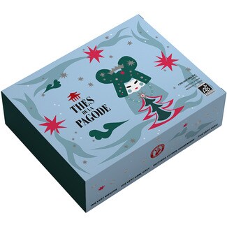 Chinesische Wellness-Tees Sortiment mit 4 Sorten Schatulle 64 g