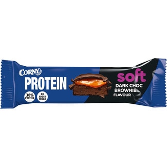 CORNY barrita de proteínas Soft sabor brownie de chocolate negro Einheit 45 g