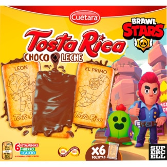 Cuetara Bolachas Tosta Rica de Chocolate embalagem 210 g