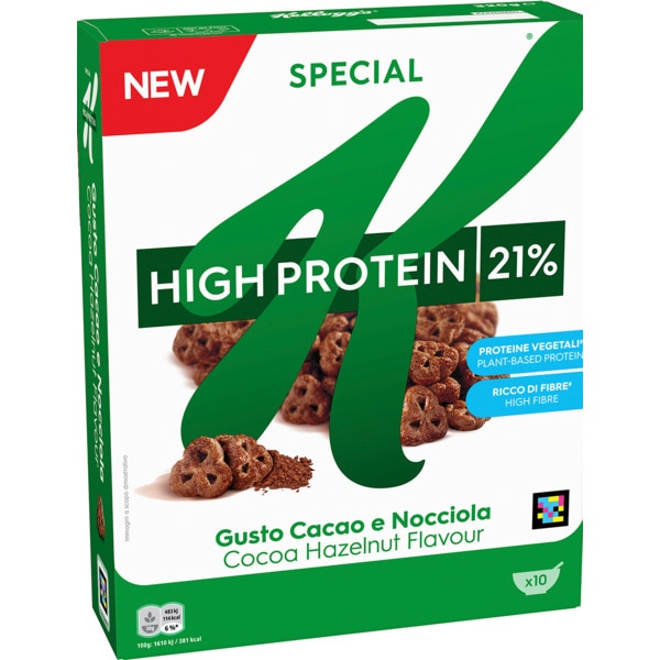 Cereais High Protein 21% Cacau embalagem 320 g