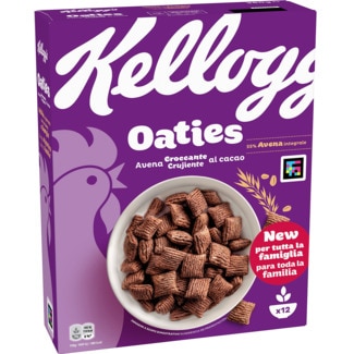 Kellogg's Cereais de Aveia e Chocolate embalagem 360 g