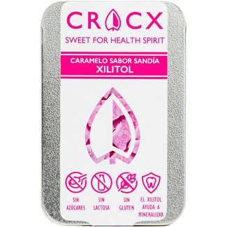 CRACX Wassermelonen-Bonbon mit Xylitol, glutenfrei, laktosefrei und zuckerfrei Dose 35 g