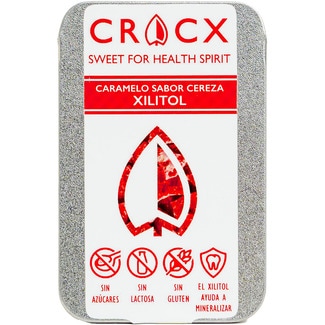 CRACX Kirschbonbons mit Xylitol, glutenfrei, laktosefrei und ohne Zucker Dose 35 g