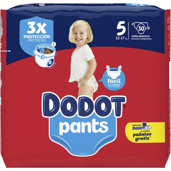 Pants Windel & Höschen, Unisex, 12-17 kg, Größe 5 Paket 30 Einheiten