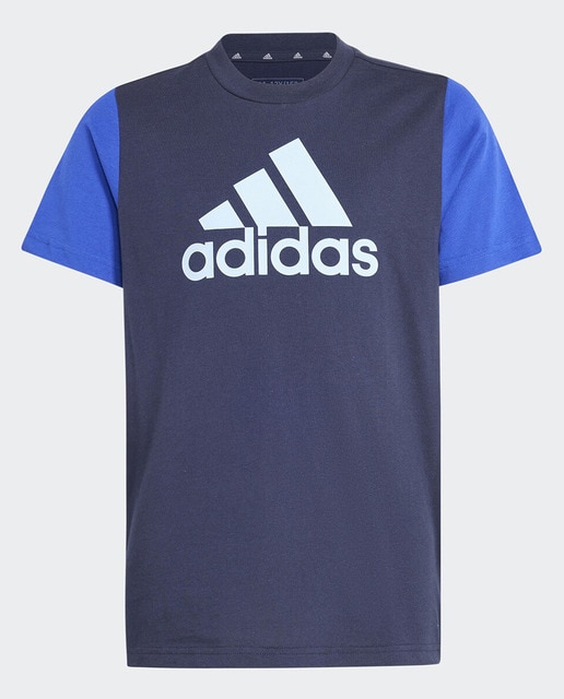 Camiseta de niños Essentials Big Logo Colorblock Cotton adidas