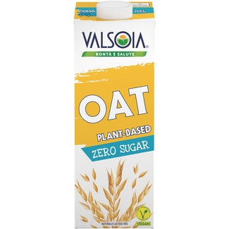 VALSOIA oat drink 0% vegan sugar carton 1 l