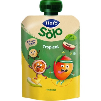 HERO SOLO bolsita tropical sin gluten desde 12 meses 100 g