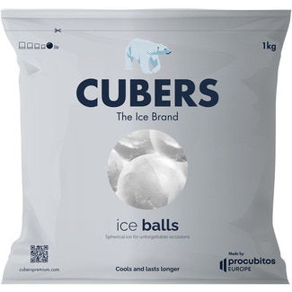 CUBERS hielo en esferas bolsa 1 kg