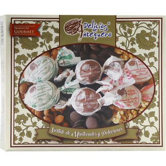 DELICIAS DE ANTEQUERA mantecados de vainilla y nuez estuche 400 g