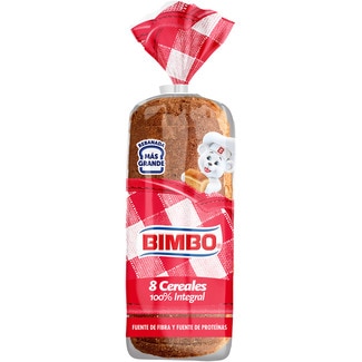 BIMBO pan de molde 100% integral 8 cereales Tasche 650 g