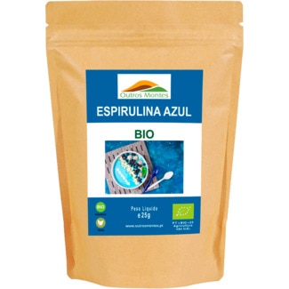 Outros Montes Espirulina Azul Bio embalagem 25 g