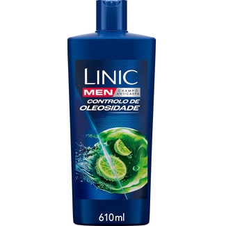 Linic Champô Anti-Caspa Men Controlo Oleosidade embalagem 610 ml