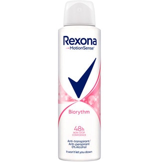 Rexona Desodorizante Spray Biorythm 48H embalagem 150 ml