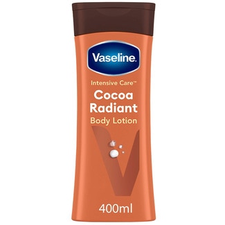 Vaseline Loção Corpo Cocoa Radiant embalagem 400 ml