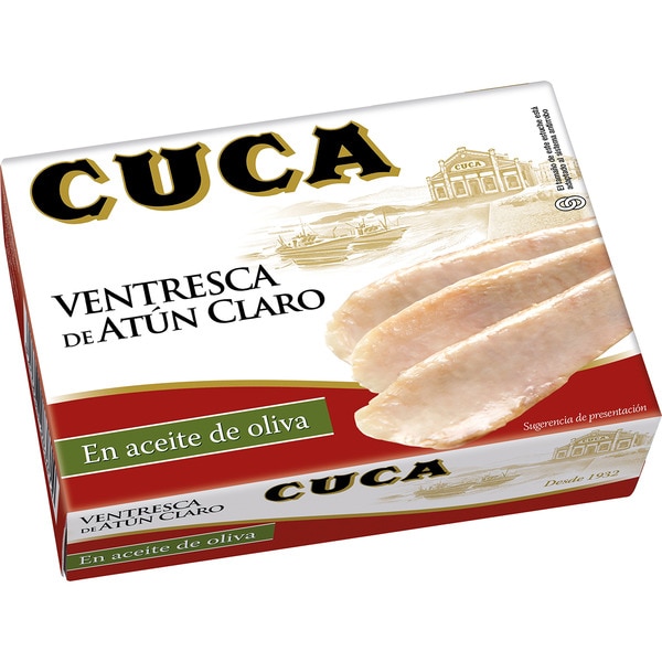 light tuna belly  in olive oil tin 82 drained weight g