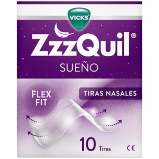 ZZZQUIL Nasenstreifen zum besseren Atmen und für einen erholsamen Schlaf Box 10 Einheiten