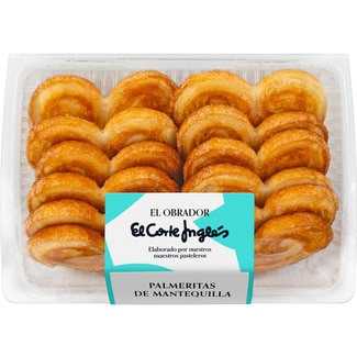 EL OBRADOR EL CORTE INGLES Butter-Schweinsohren 12 Stück Schale 150 g
