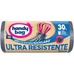 Ultra Strong recycled rubbish bags 55x63 30 litres for normal kitchen bin roll 12 units