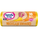resistant recycled rubbish bags 55x63 30 litres for normal kitchen bin roll 12 units