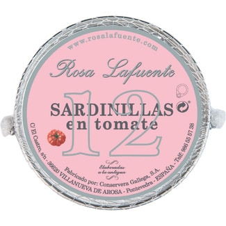 ROSA LAFUENTE sardinillas en tomate 12 unidades lata 120 g