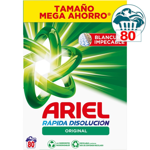 Waschpulver Original schnelle Aufnahme Koffer 80 Dosis