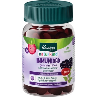 KNEIPP Nahrungsergänzungsmittel Naturkind Gummies für Kinder zur Unterstützung ihres Immunsystems Topf 30 Gummibonbons mit Himbeergeschmack