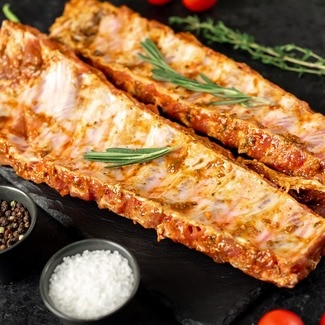 LOMESA costillas adobadas en tira de cerdo 50% Duroc